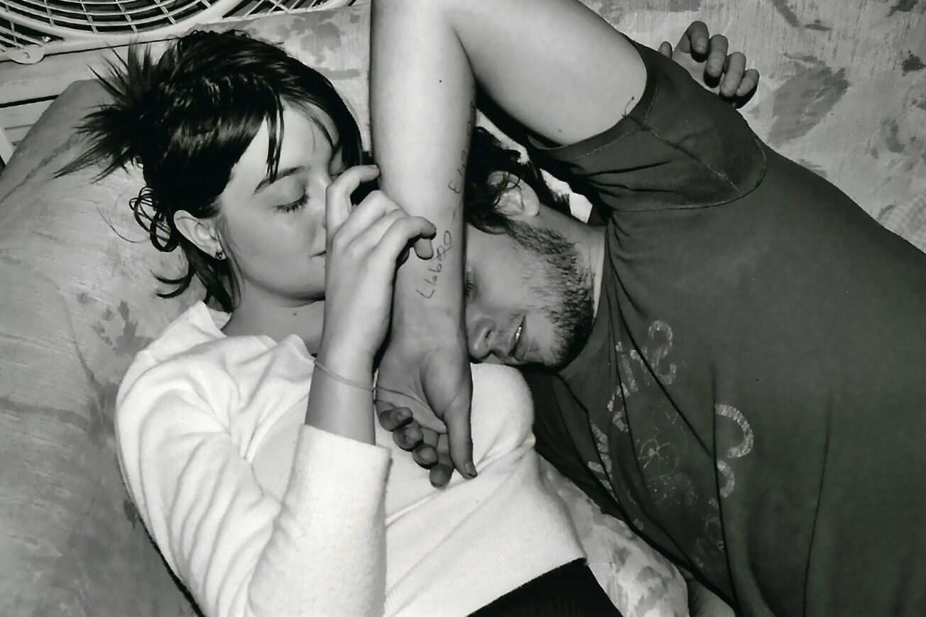 Caressing His Arm